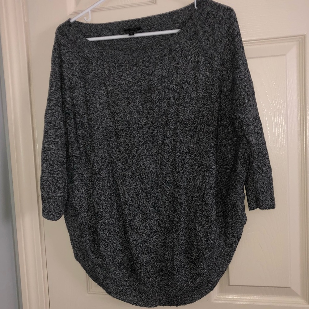 Express circle hem tunic sweater